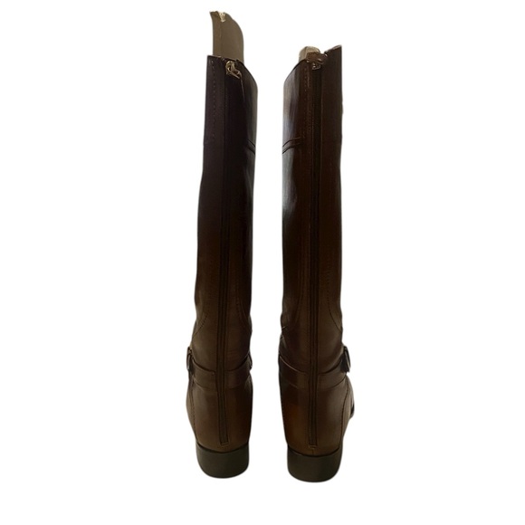 Tory Burch Eloise riding  Brown Leather boots Exelent condition. Long 18 inch - Picture 6 of 13